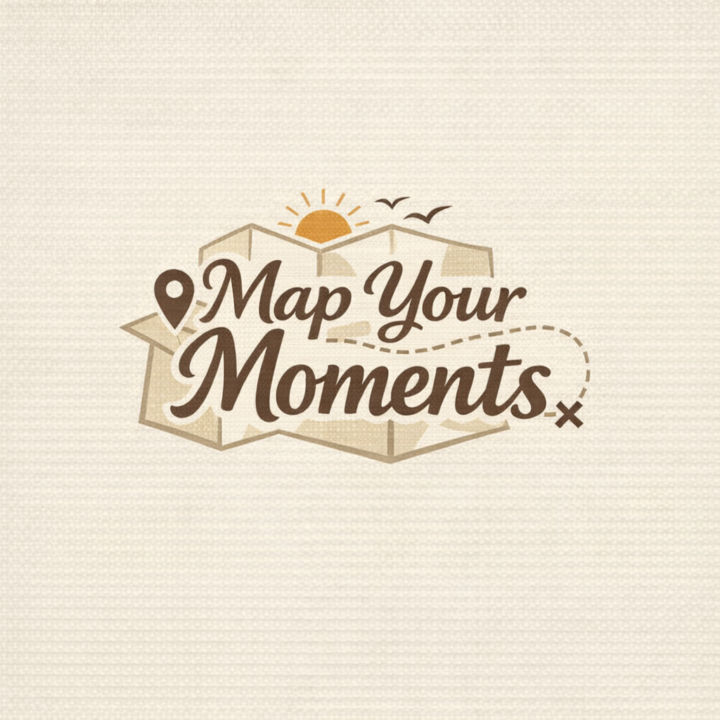 Mapandmemory Logo Map Your Moments — Collectible Chibi Travel Magnets